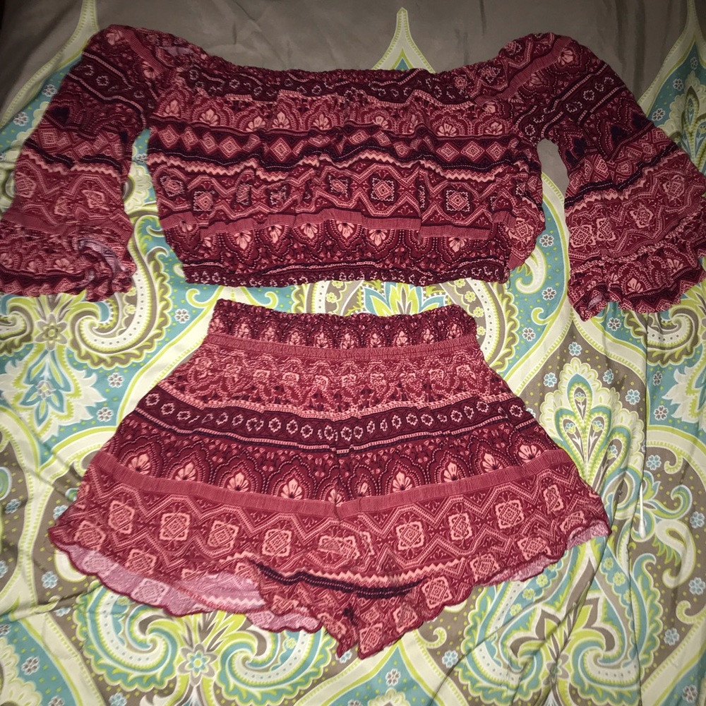 Crop Top & Short Set